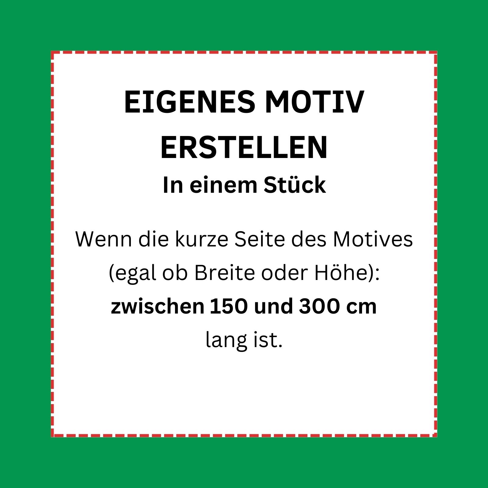 Eigenes Motiv 3 Meter breit